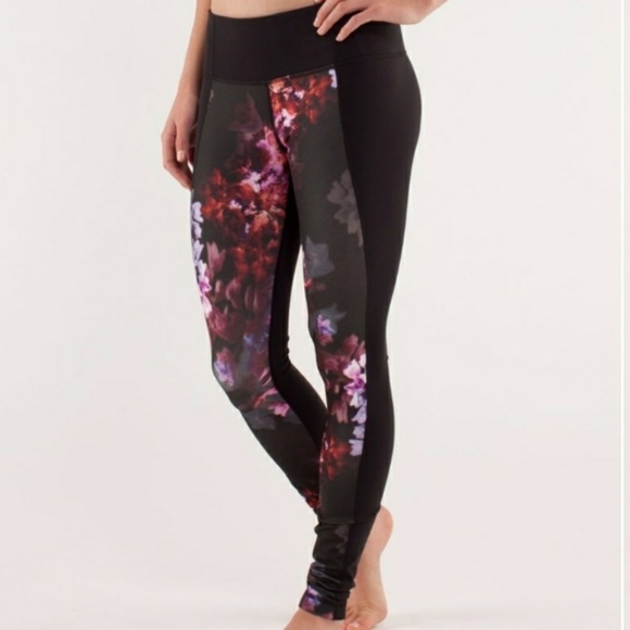 Wunder Under Floral Color Block leggings (hemmed) - Picture 2 of 5